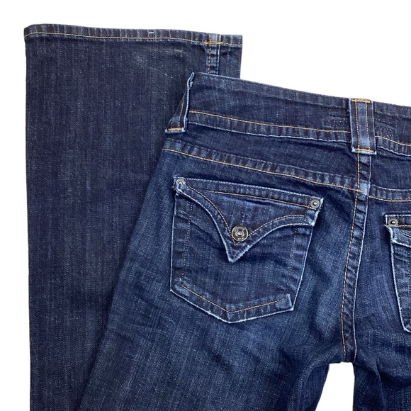 Hudson Signature Bootcut Flare Jeans Flap Back Pockets - Picture 9 of 15